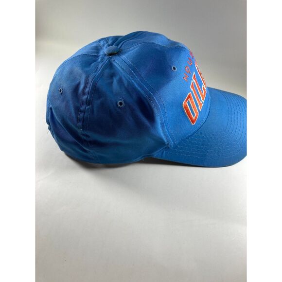 Vintage 1990's Houston Oilers Starter NFL Script Snapback Hat - Picture 8 of 8